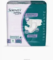 PANNOLONE A MUTANDINA SERENITY MAXI MISURA MEDIA CF 15PZ