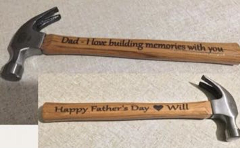 Dad I love building memories with you hammer