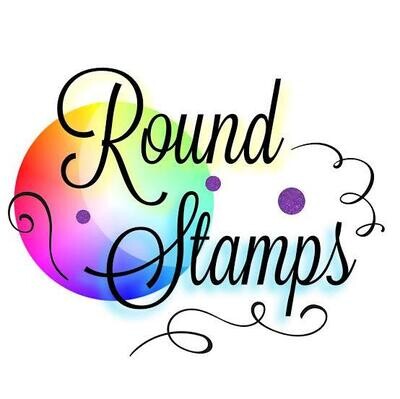 Round 4 cm stamps