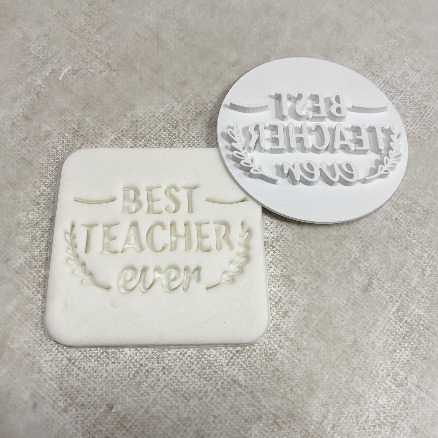 Best Teacher Ever - Stamp