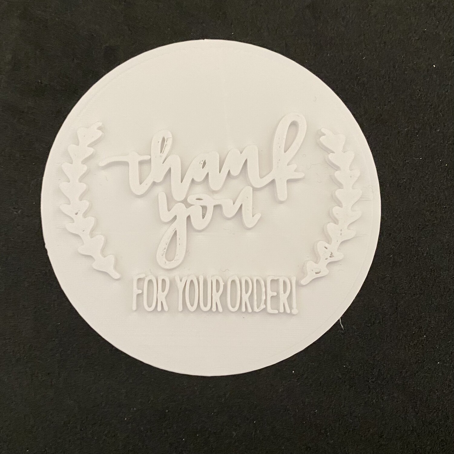 Thank you for your order! stamp only