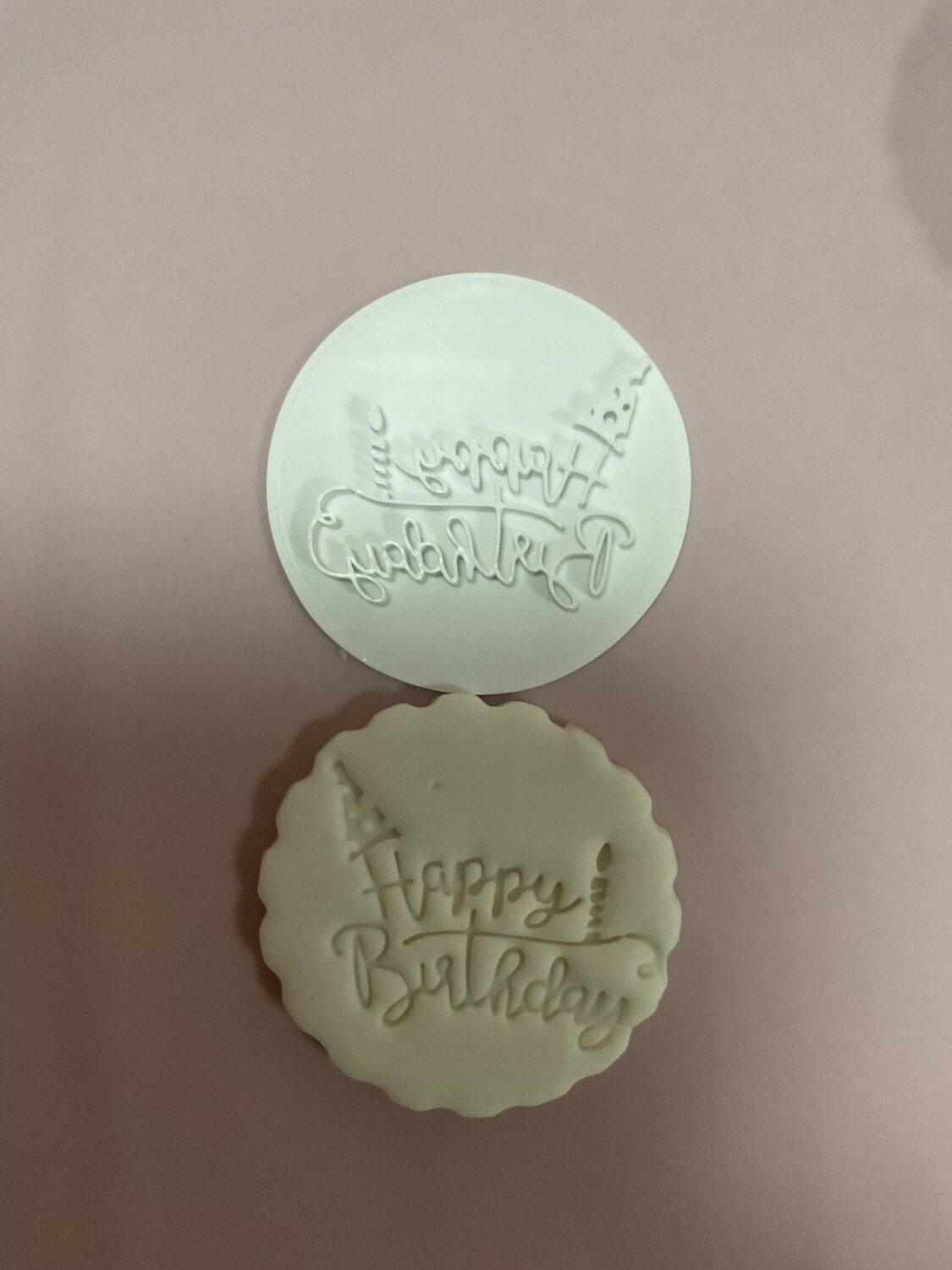 Happy birthday hat and candle