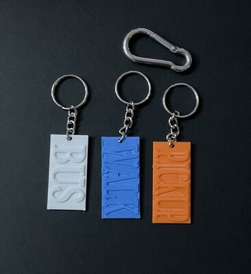 Tags with Carabiner Snap Hook