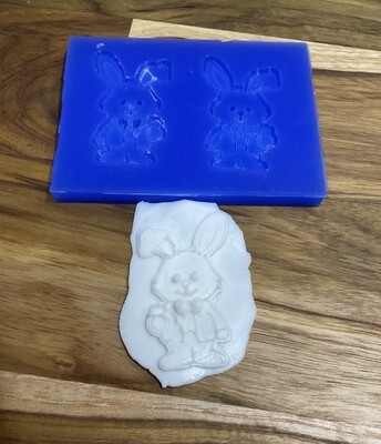 Two bunnies ~ Silicone Mould