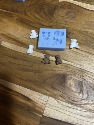 Tiny Teddies Silicone mould
