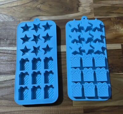 Stars and Presents Silicone Mould