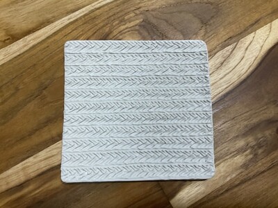 Braid pattern silicone mould