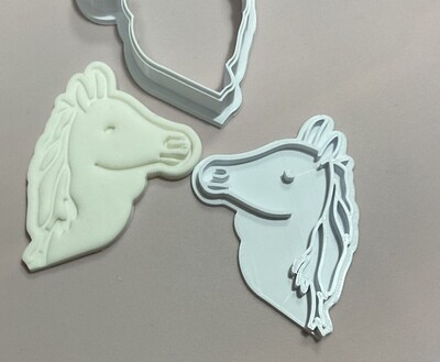 Horses head and mane