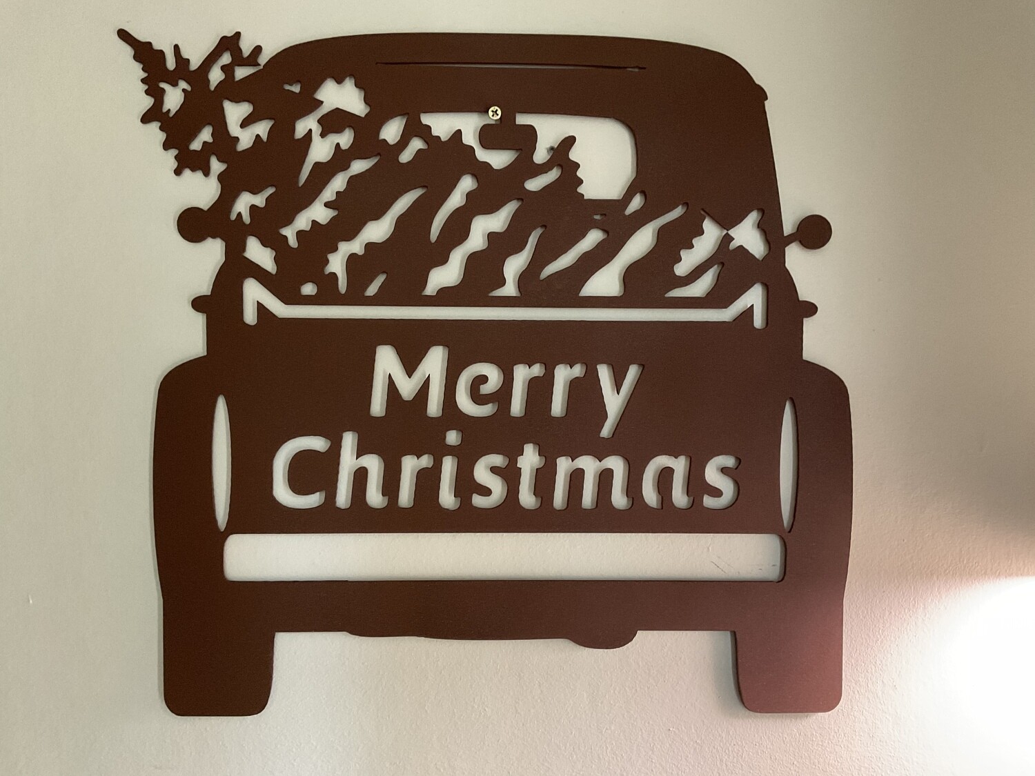 Merry Christmas Ute painted
