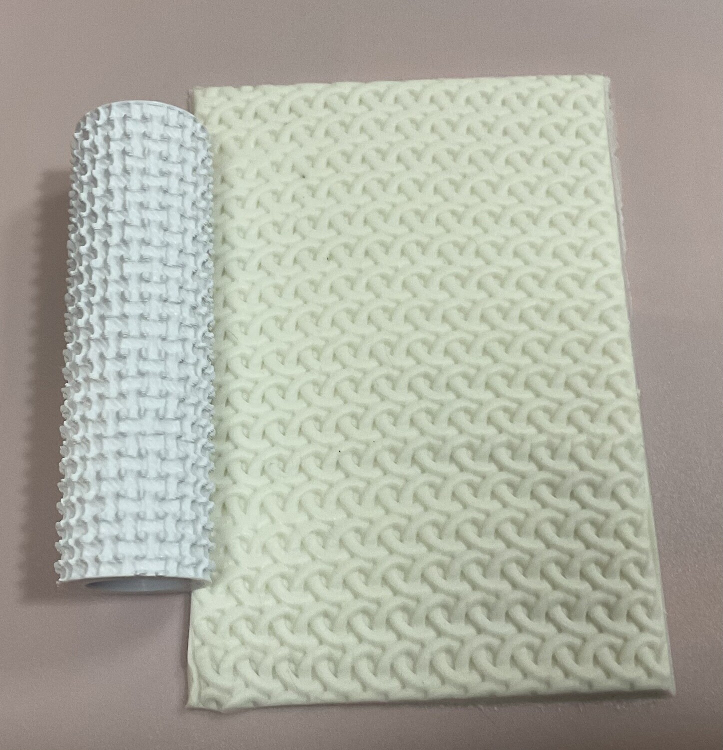 Knit pattern textured Roller ​10cm wide