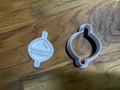 Fishing float cutter and stamp