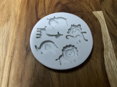 Zoo animals silicone moulds