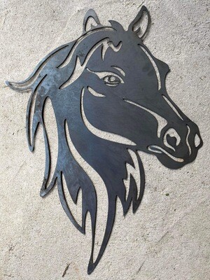 Horse head wall art