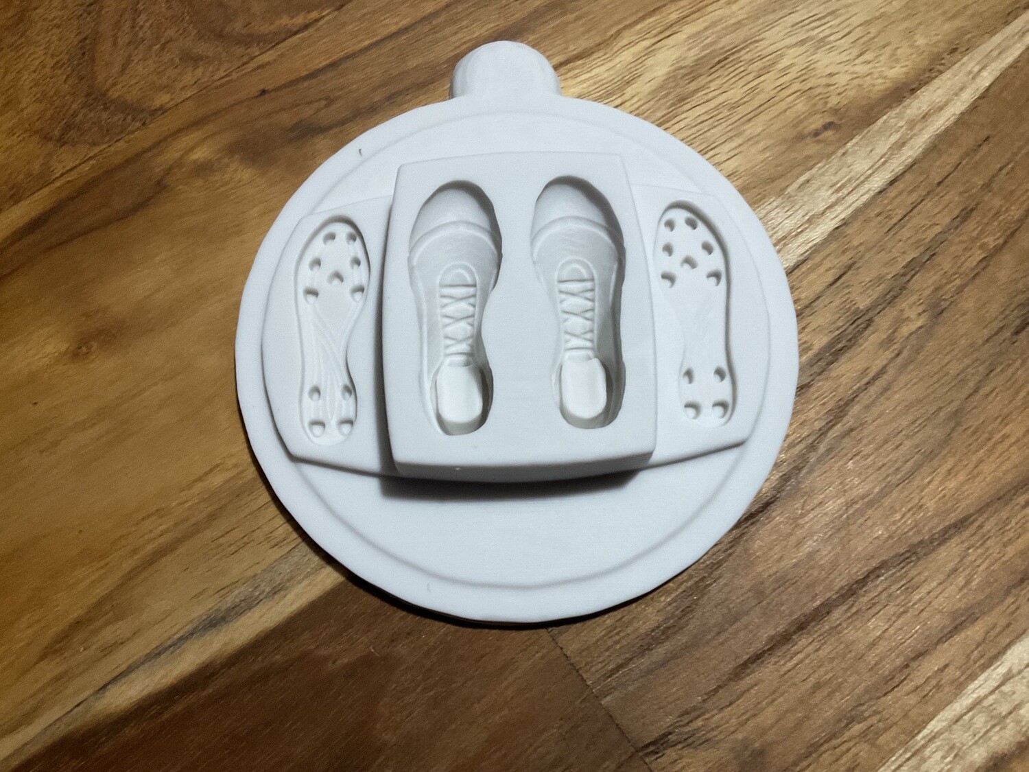 Football boot silicone mould