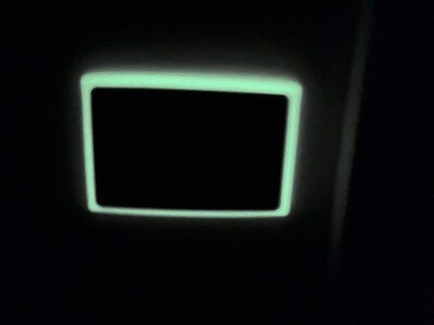 Glow in the dark light frame
