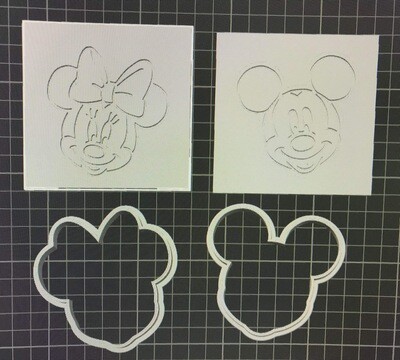 Minnie & Mickey debosser