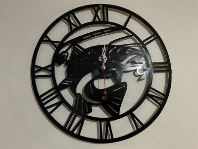 Fishing Clock cnc plasma cut