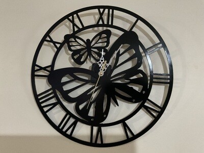 Butterfly Clock 39cm