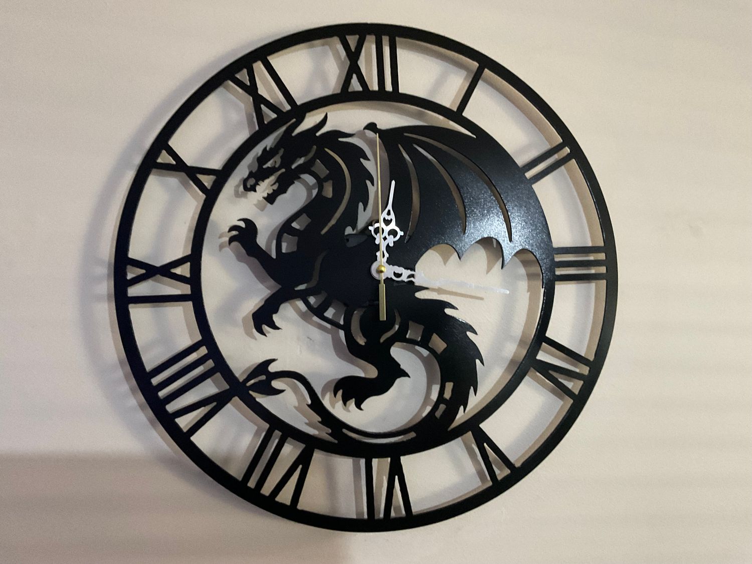 Dragon clock 38cm