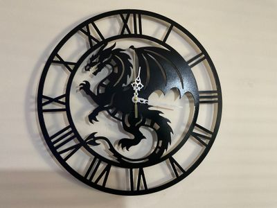 Dragon clock 38cm