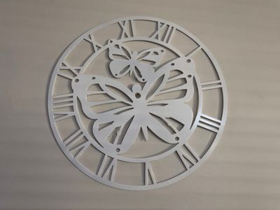Butterfly Clock 38cm