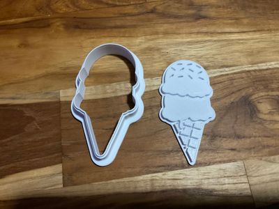 Double Ice Cream Cone