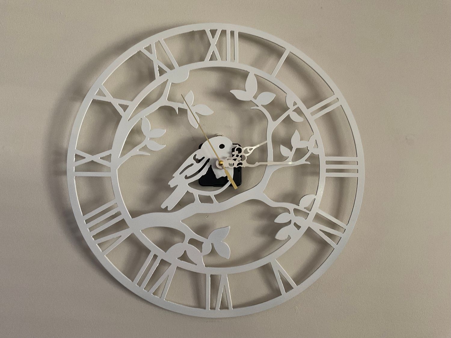 WREN clock cnc plasma cut