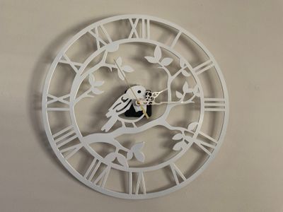WREN clock cnc plasma cut