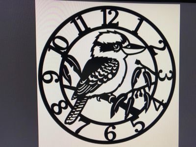 Kookaburra Clock numerals 38cm