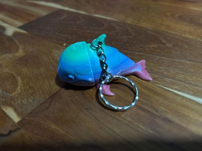 Whale Keychain