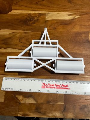 Roller 3 gang toy farm implement