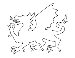 Welsh dragon x 4