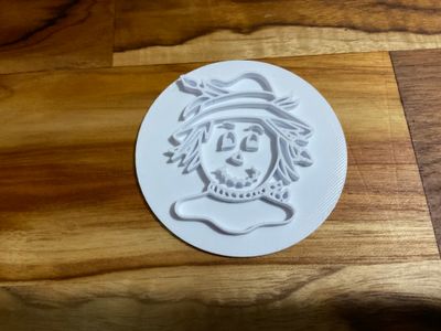 Scarecrow face stamp