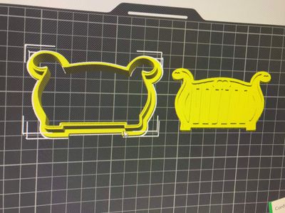 Baby Crib cookie cutter