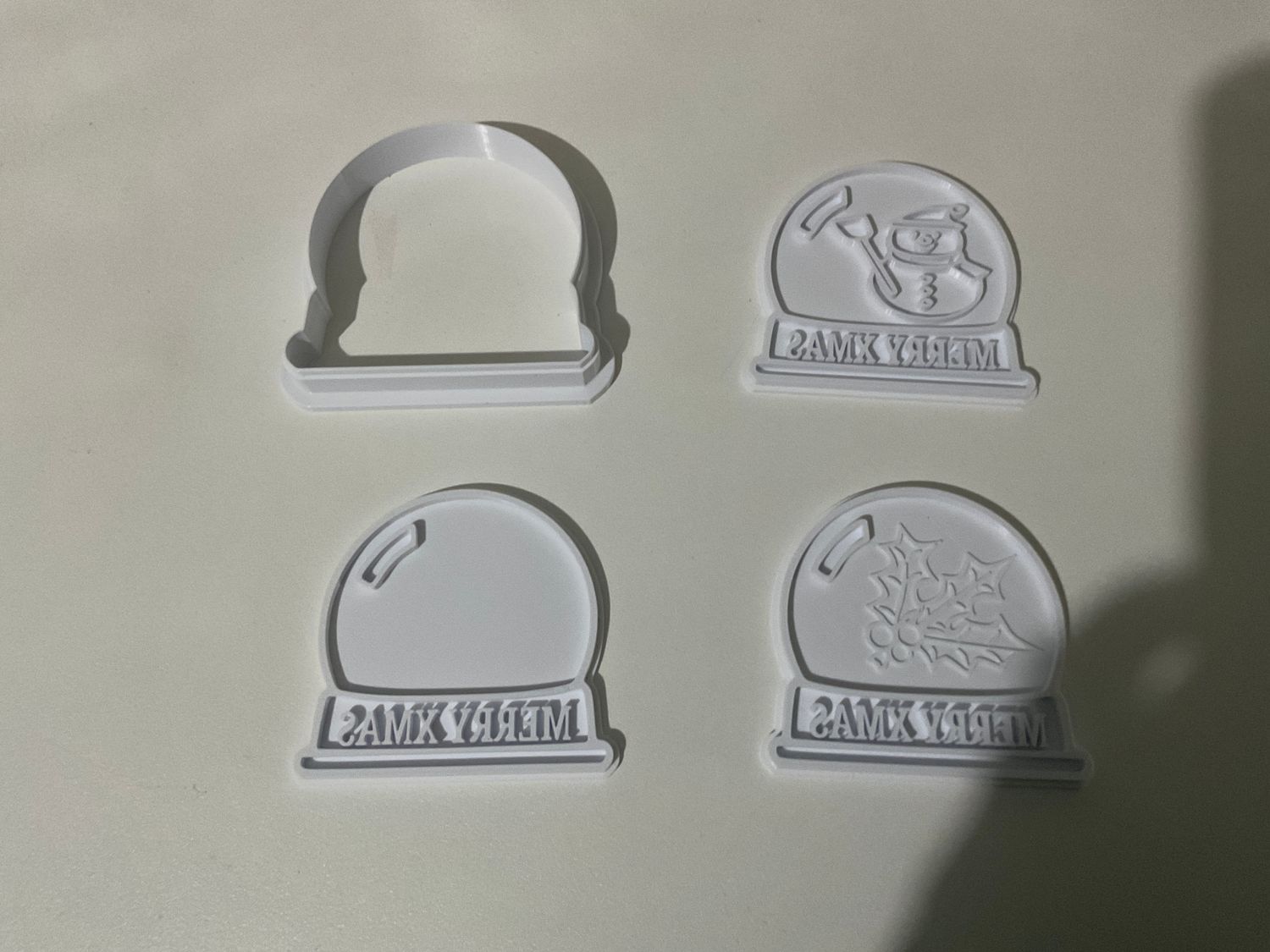 Snow Globe cutter and embossers