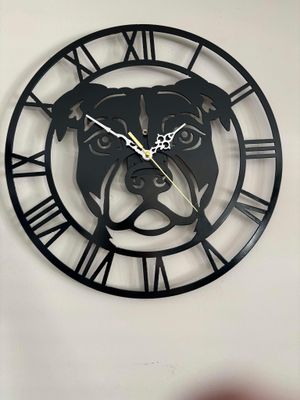 Pitbull clock cnc plasma cut