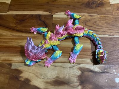 Flexi Dragon rainbow