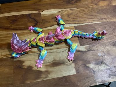 Flexi Dragon rainbow
