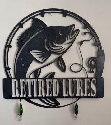 Retired Lures sign