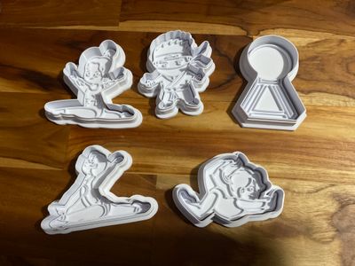 5x custom cutters and stamps