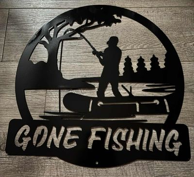 Gone Fishing Sign