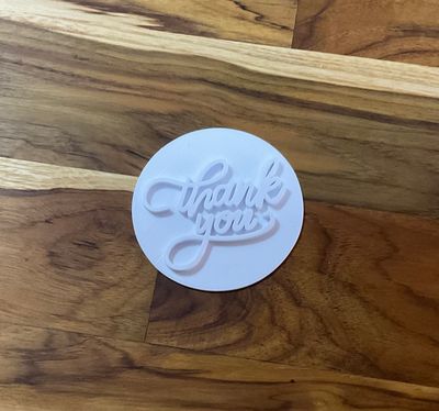Thank you - fancy Stamp only