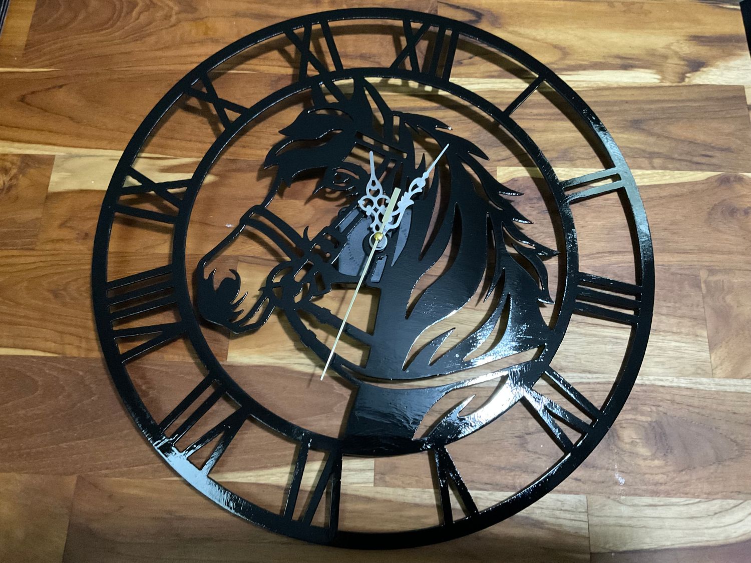 Horse Head clock 38cm