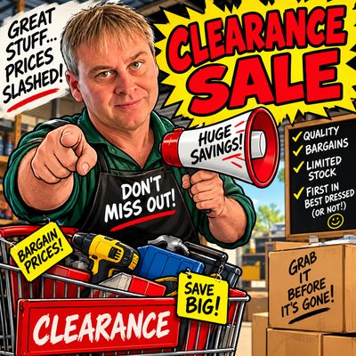 ON SALE AND CLEARANCE -QUICK STOCK IS LIMITED :)