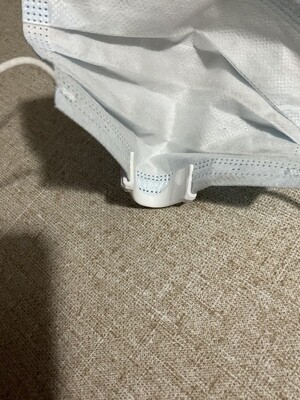 Anti fog mask clip- WHITE