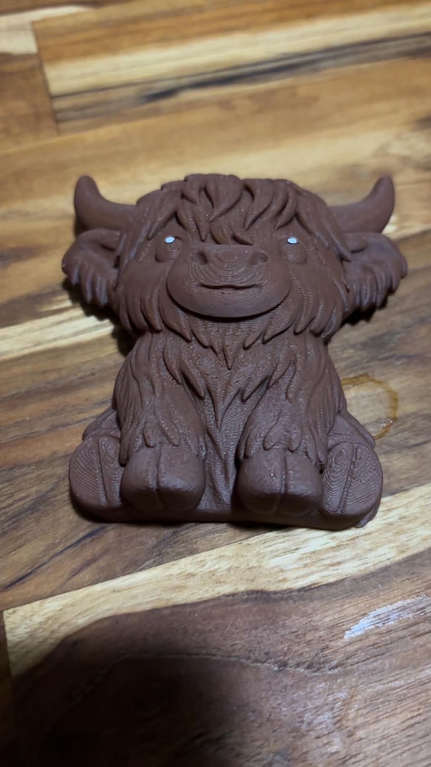 Highland Cow Fridge Magnet