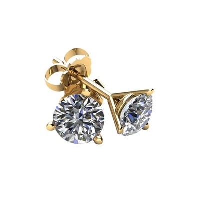 Gold Stud Earrings