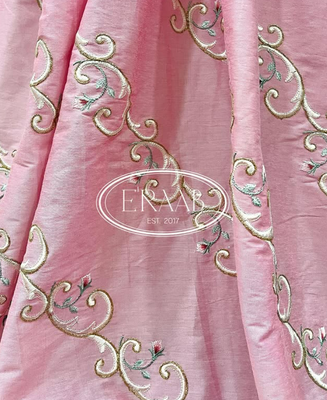 Embroidered Swirls