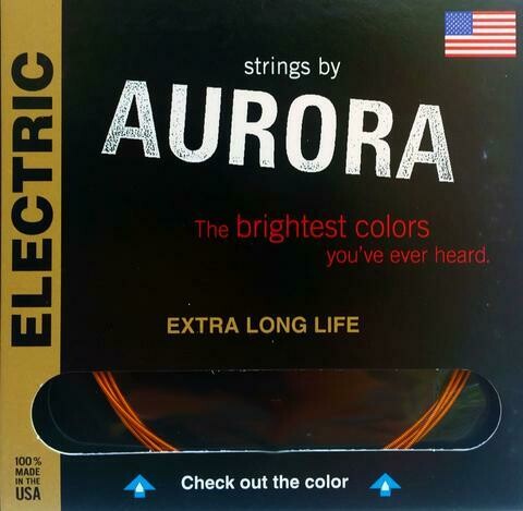Aurora Premium Electric Guitar Strings Light-Heavy, 09 | 11 | 16 | 26 | 36 | 46