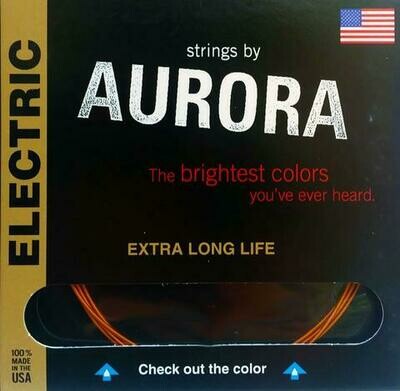 Aurora Premium Electric Guitar Strings Light-Heavy, 09 | 11 | 16 | 26 | 36 | 46